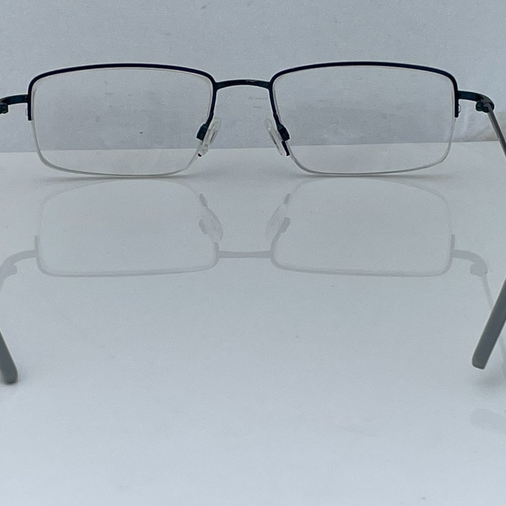 Nike Eyeglasses Frame Blue/Gray Metal Glasses Fram - Picture 9 of 16